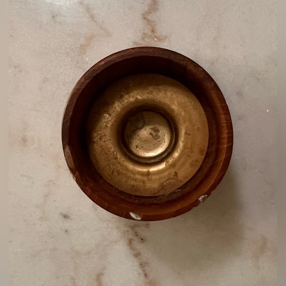 Vintage Dolphin Teak Hurricane Candle Holder - Picture 5 of 5